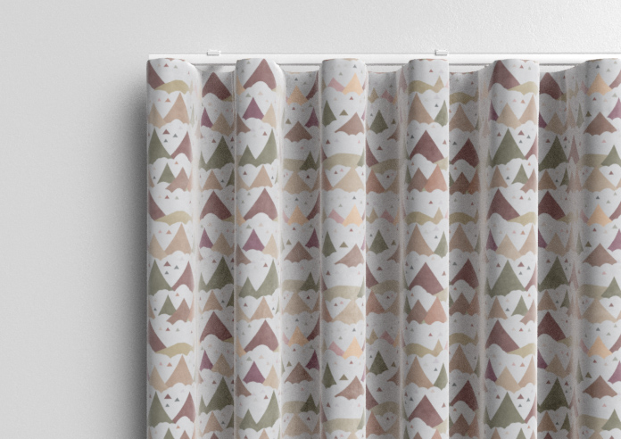 Cloudy Peaks, Rosey Hues - Made to Measure Curtains - Image 13
